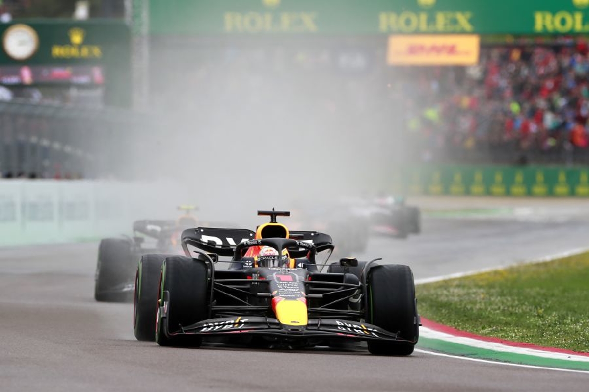 Max Verstappen y Checo Pérez hacen el 1-2 en el GP de Emilia-Romagna