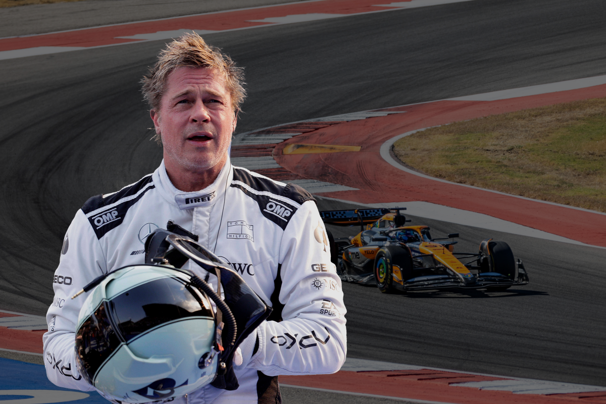 brad pitt, mclaren, thumb
