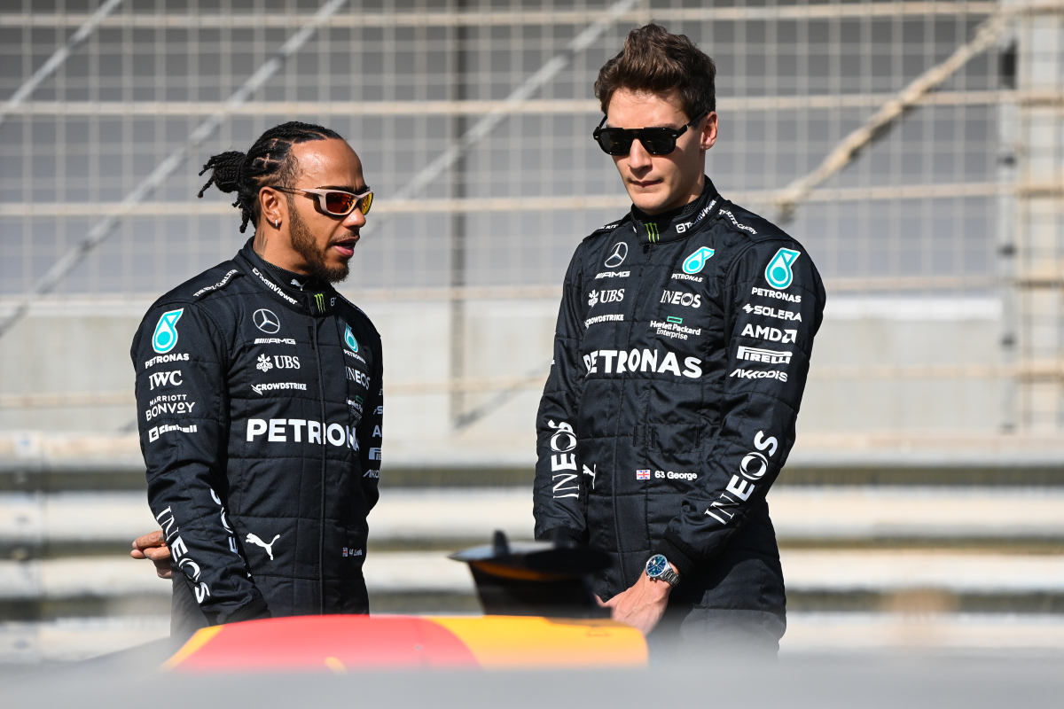 Mercedes CONFUSION sparked as Hamilton lets Russell take team questions