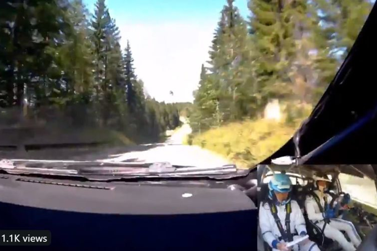 VIDEO: Bottas wasn't holding back during rally trip!