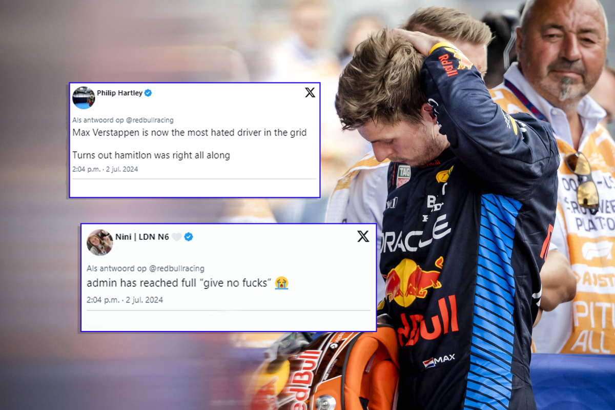 Red Bull Racing haakt hilarisch in op 'warm welkom' Verstappen in Groot-Brittannië