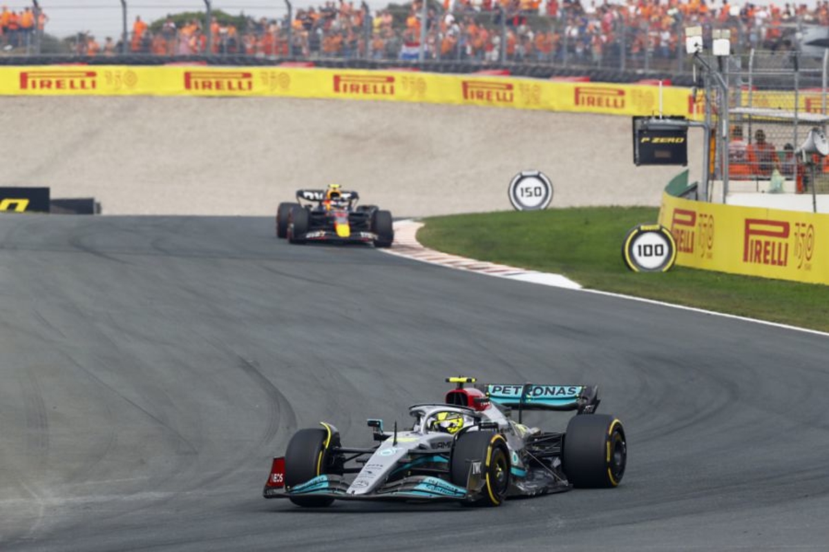 VIDEO: El épico duelo entre Checo Pérez y Lewis Hamilton en Zandvoort