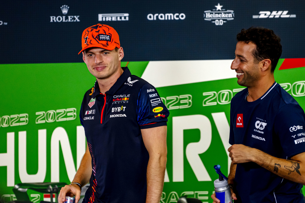 Verstappen welcomes 'READY' Ricciardo back to F1 grid with touching remark