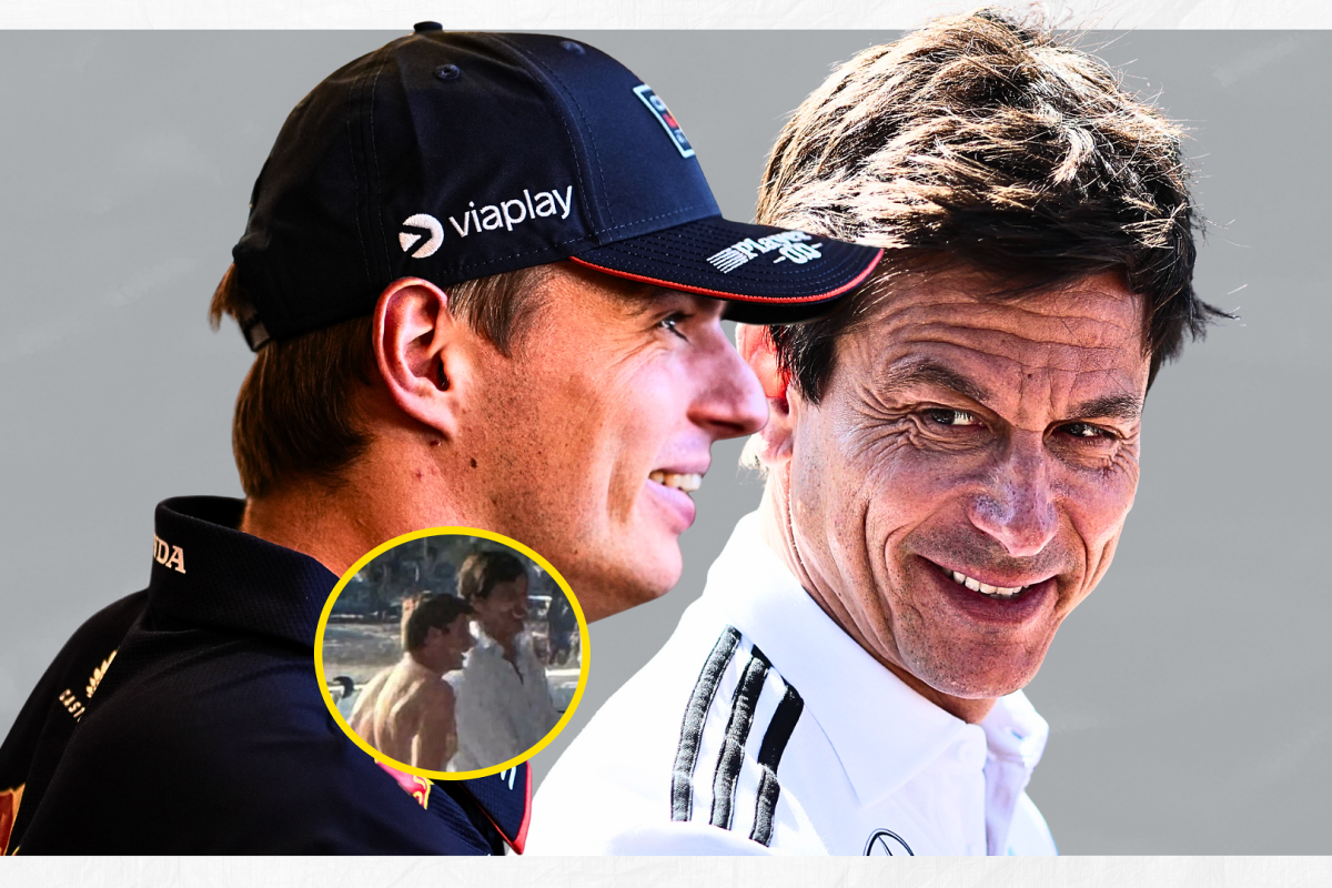 Wolff, Verstappen, sardinie, socials