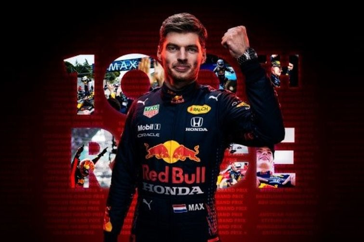 Verstappen 100 not out at Red Bull