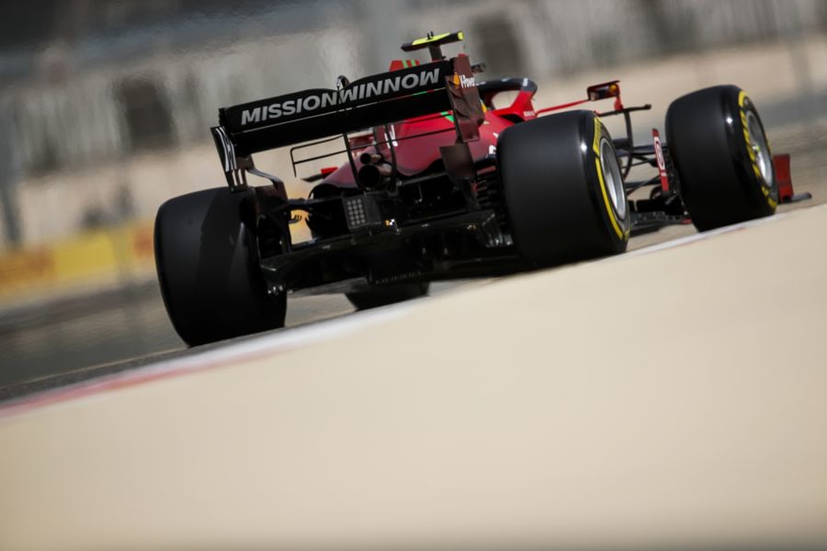 Sainz in actie tijdens de Bahrein wintertestdagen