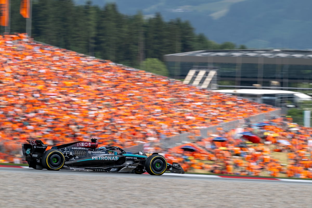 russell, f1, mercedes, austria