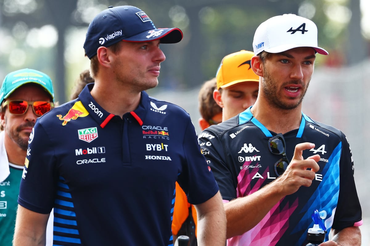Verstappen and Gasly in 2024