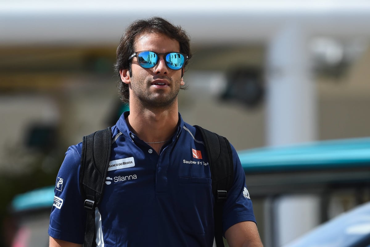 Sauber F1 driver Felipe Nasr in Abu Dhabi in 2016