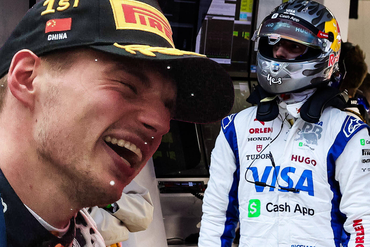 Verstappen kan lach niet inhouden na crash Stroll en Ricciardo: "Whooo! Niet te geloven..."