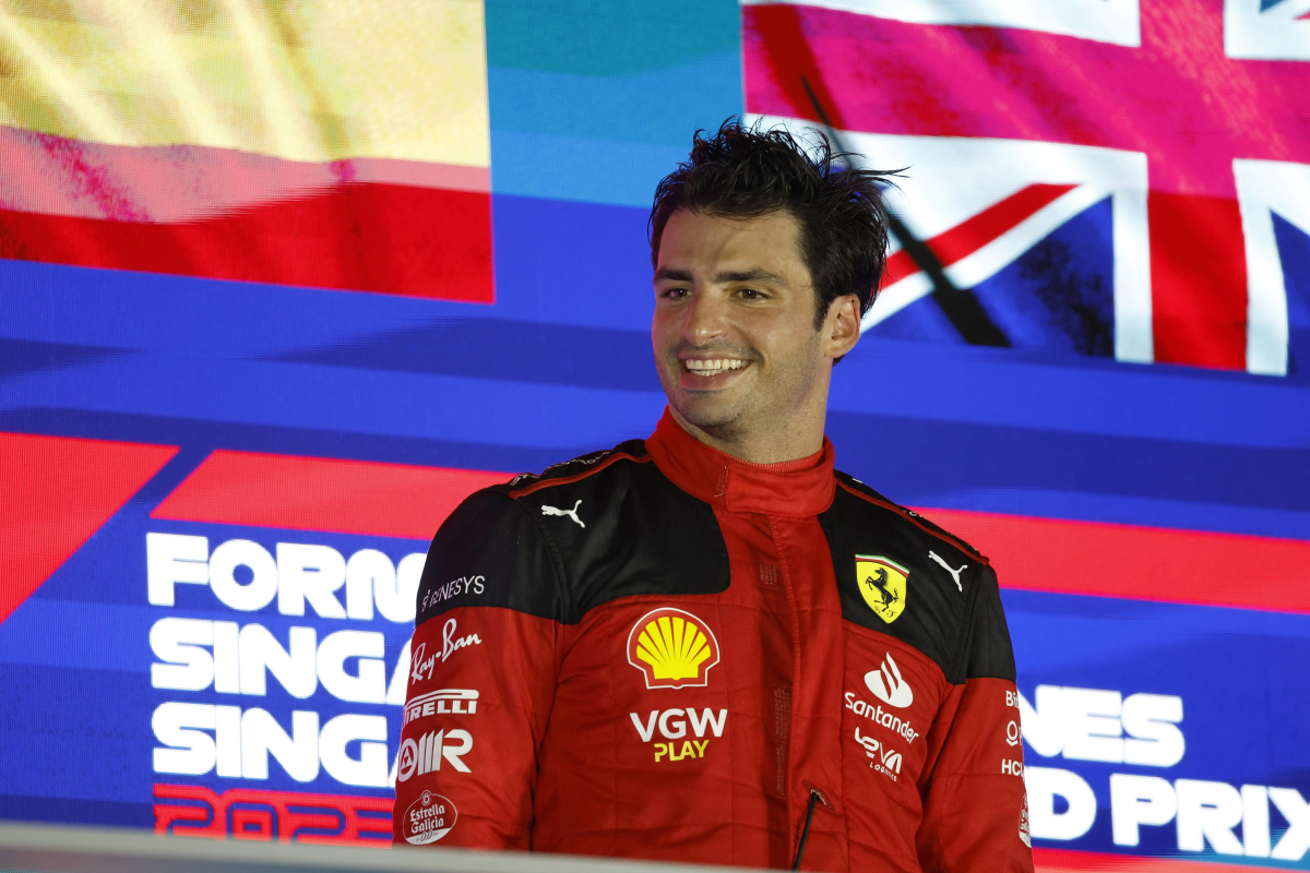 Sainz: "¡Esta es mi primera operación fluida en Ferrari! ¡Operador fluido!"
