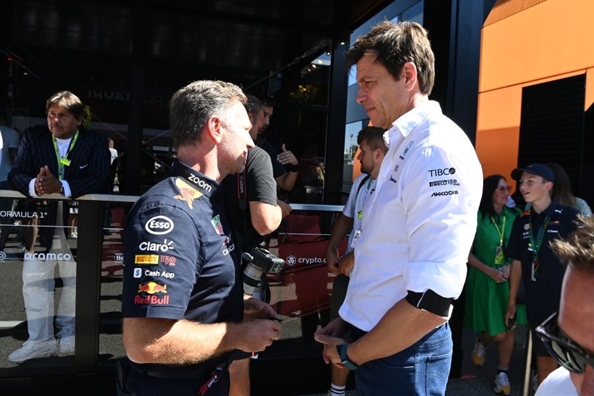 Wolff keurt boegeroep richting Red Bull Racing af: "Het hoort hier niet thuis"