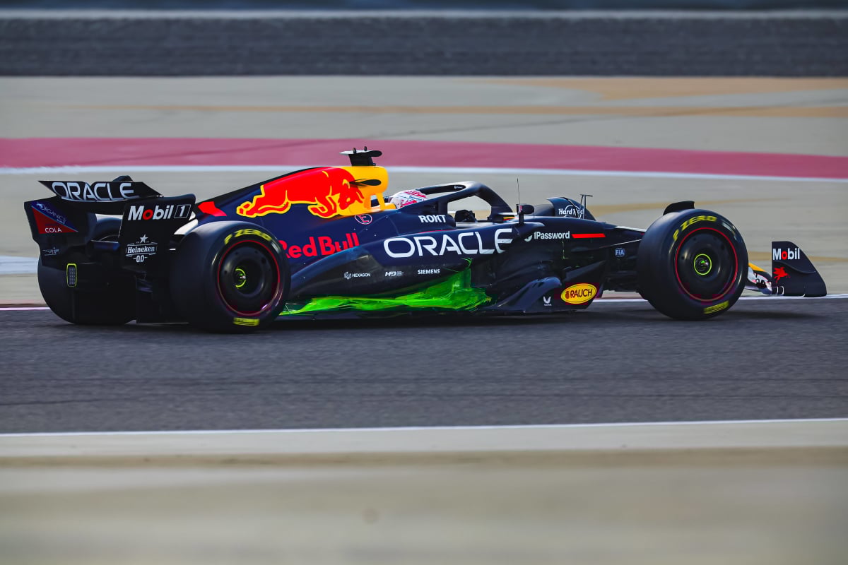 Red Bull, Bahrain, test, flow vis 