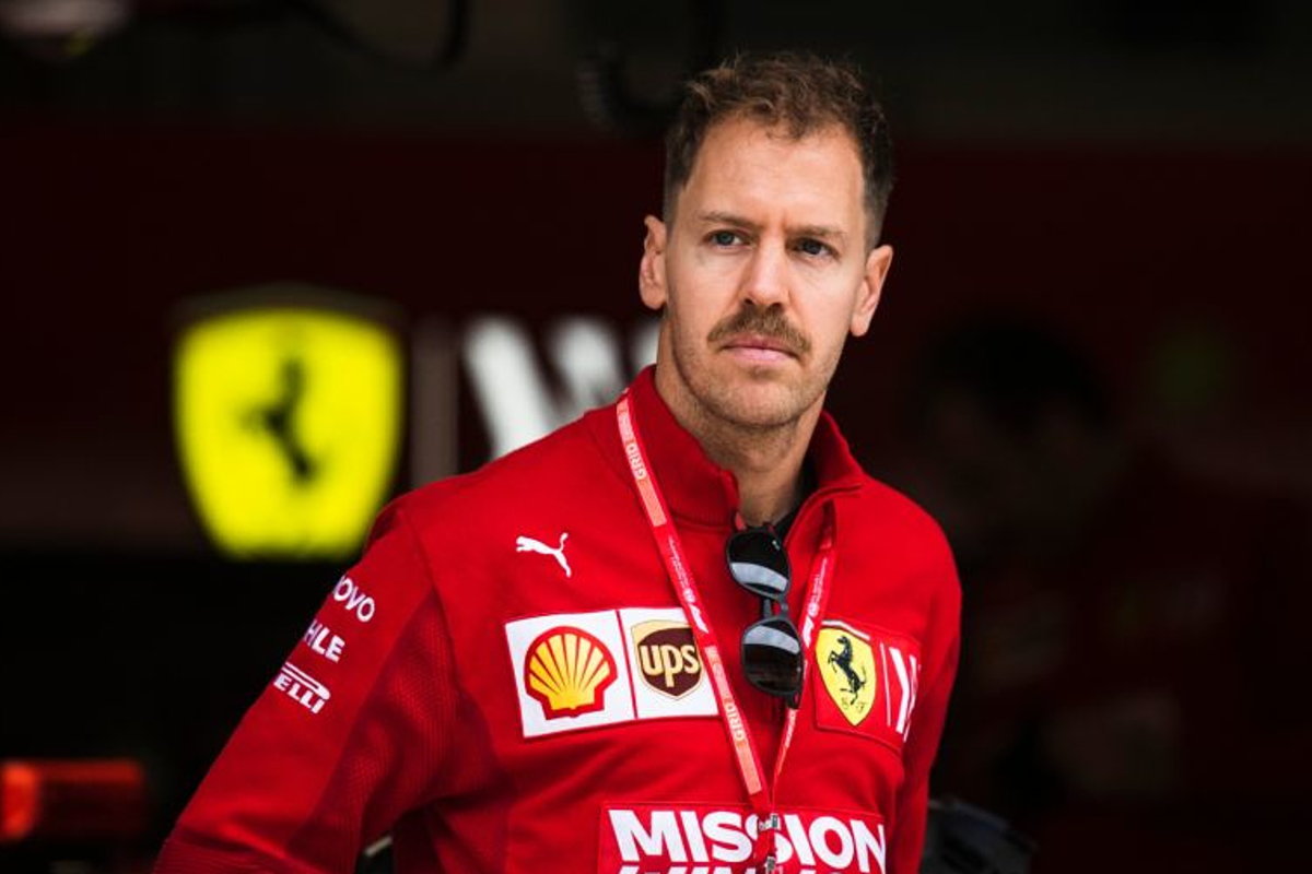 The Vettel moustache is no more!