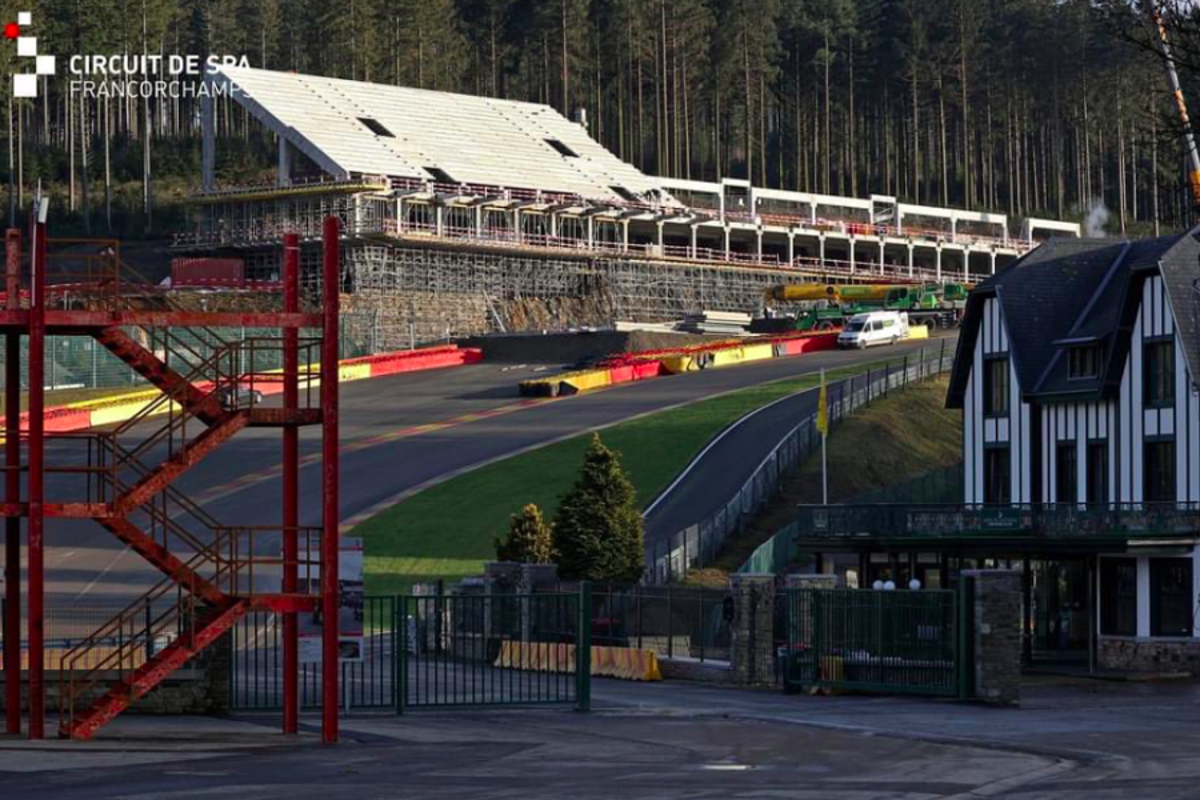 In beeld: Spa-Francorchamps stampt indrukwekkende nieuwe tribune uit de grond