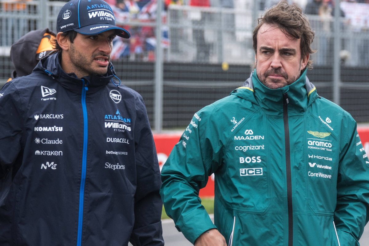An image of Spanish F1 stars Carlos Sainz and Fernando Alonso