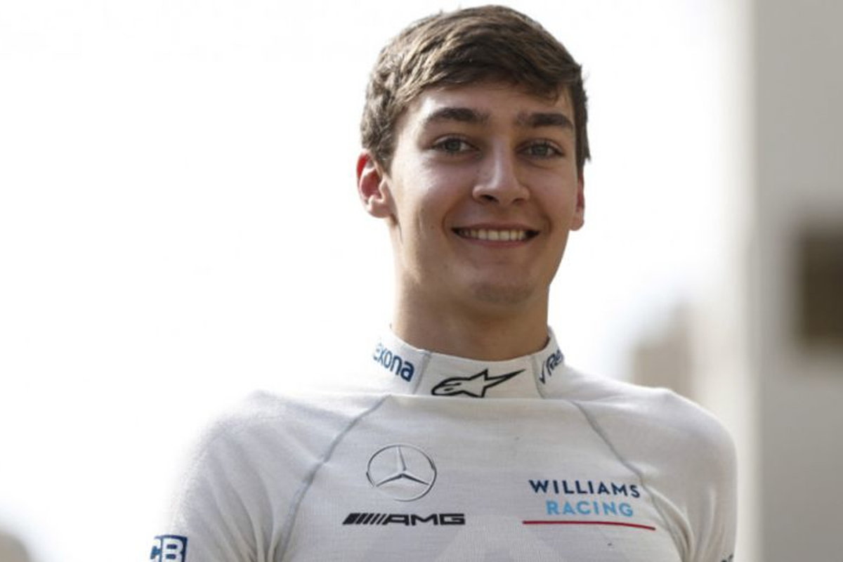 Russell 'very positive' after first Williams outing