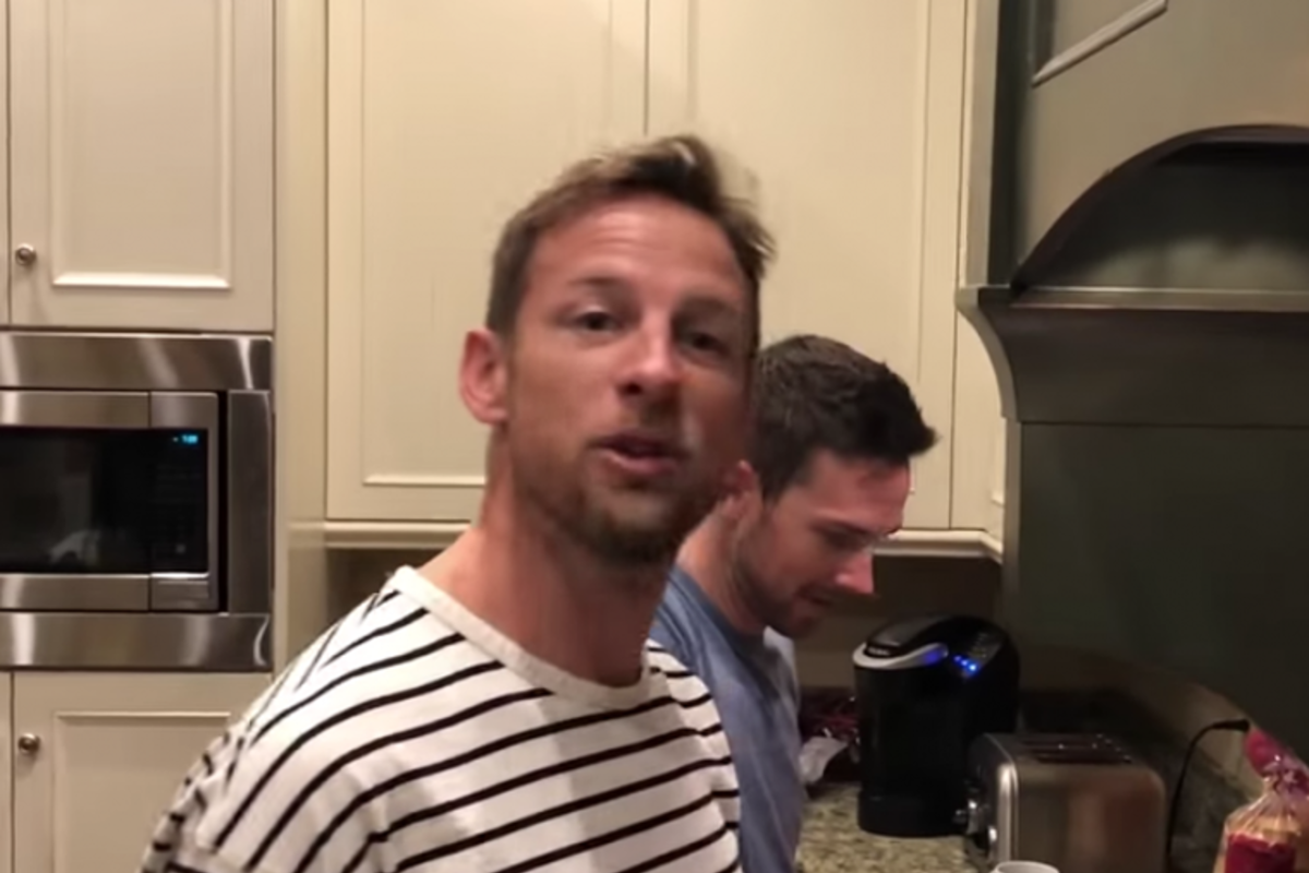 VIDEO: Zo vierde Jenson Button zijn 38e verjaardag