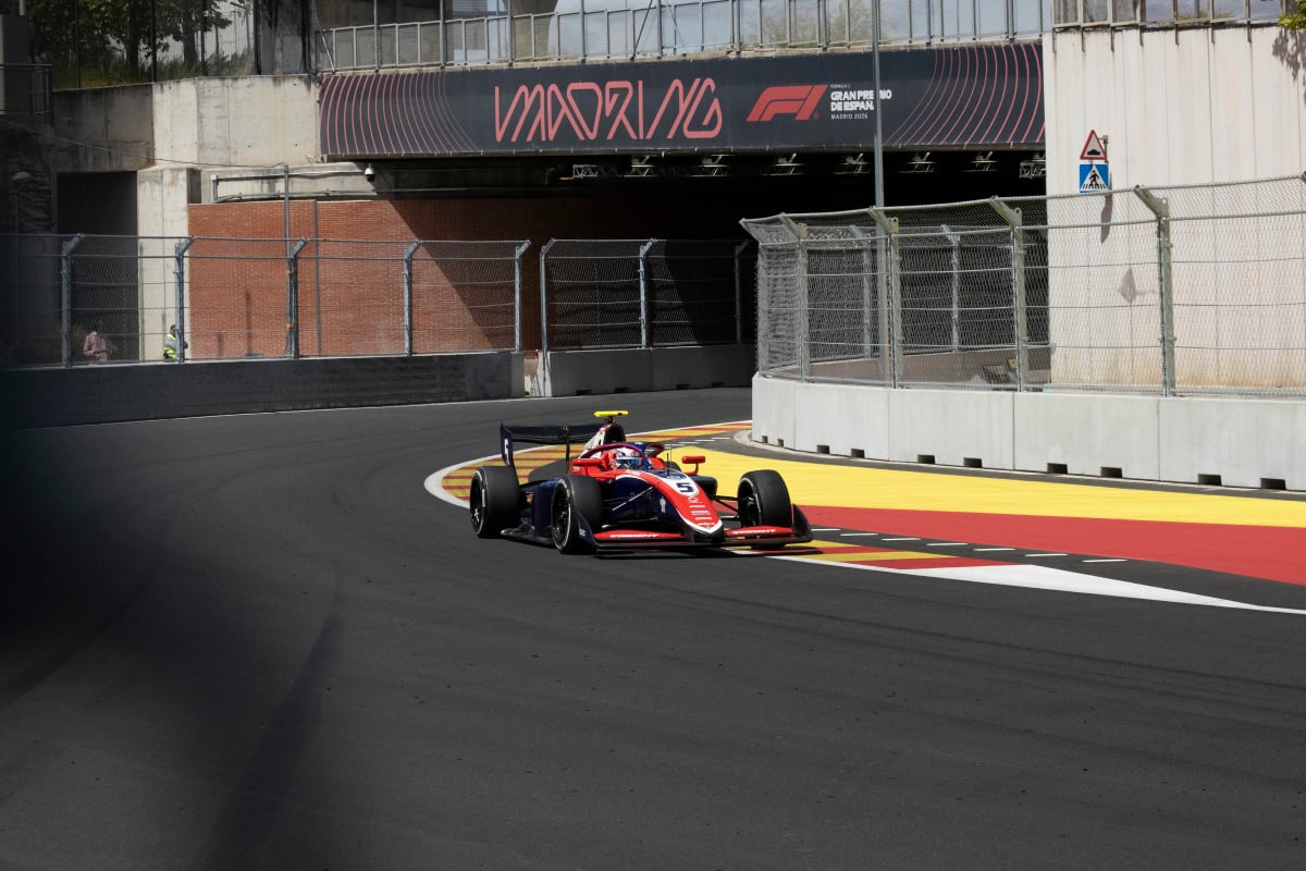 Slater testing in F3 at Madring