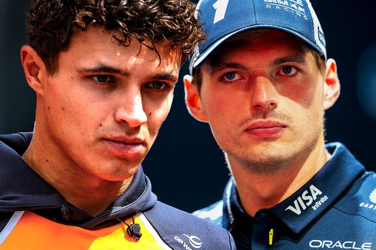 Lando Norris and Max Verstappen