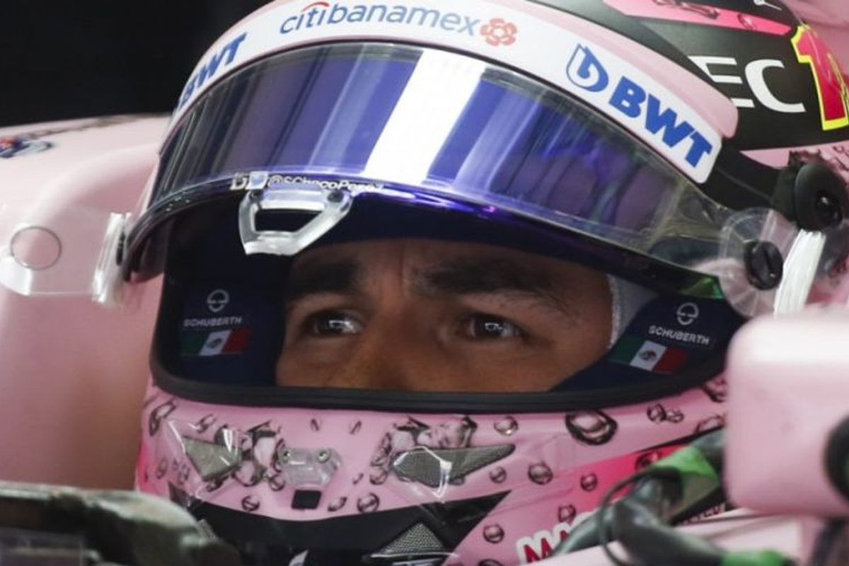 Sergio Perez aan infuus voor Grand Prix van Maleisië