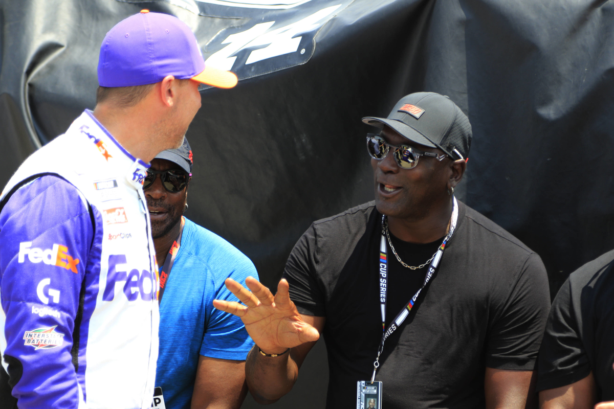 NASCAR Today: 23XI Racing boss speaks out on lawsuit as Cup Series star flips off rival mid-race