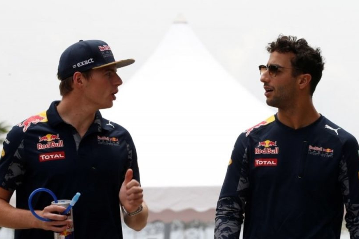 Red Bull verwacht respect tussen Verstappen en Ricciardo