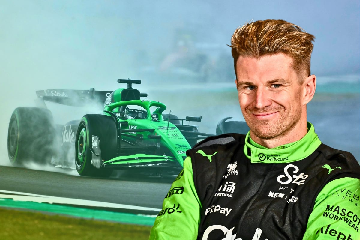 Hulkenberg on his way to P3 at Silverstone