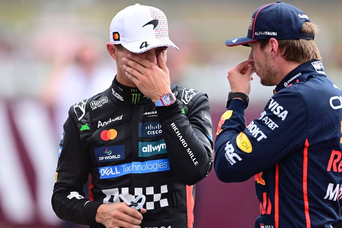 Max Verstappen, Lando Norris, Red Bull, McLaren, Britain, British GP, 2025