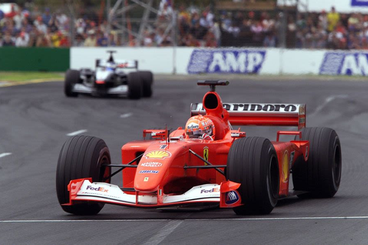 Schumacher's Ferrari F2001b gaat in augustus onder de hamer