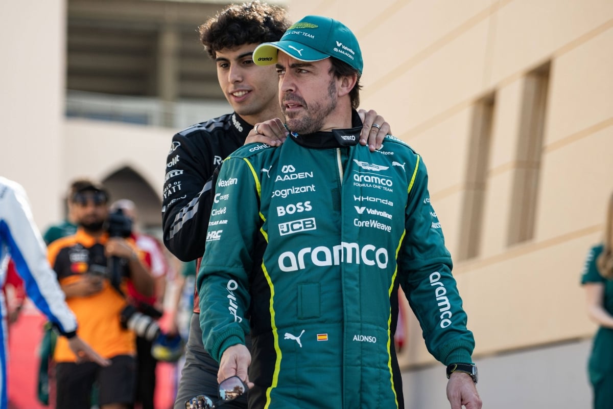 Gabriel Bortoleto, Fernando Alonso, Audi, Aston Martin, Bahrain, 2026