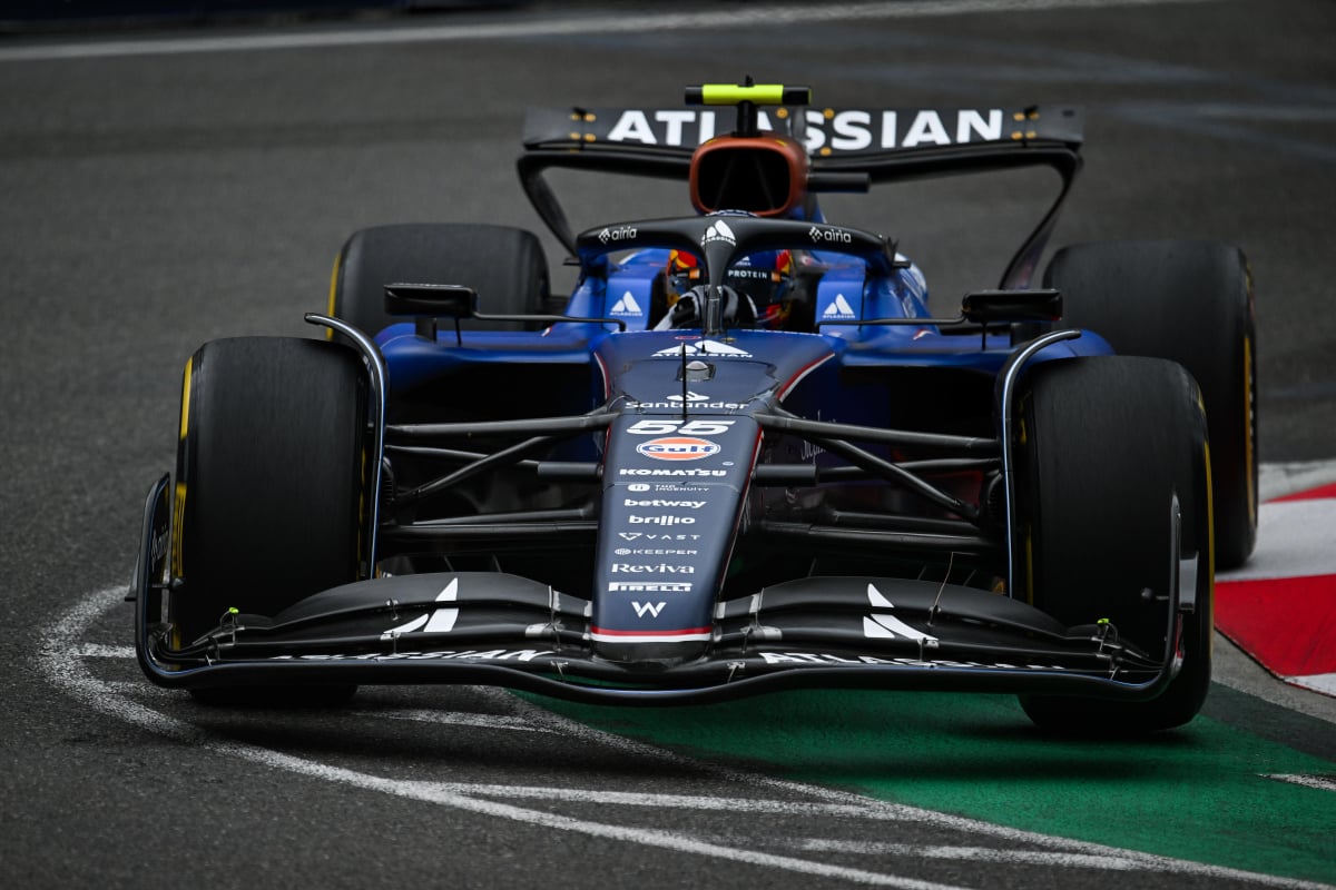 Sainz, williams, baku 
