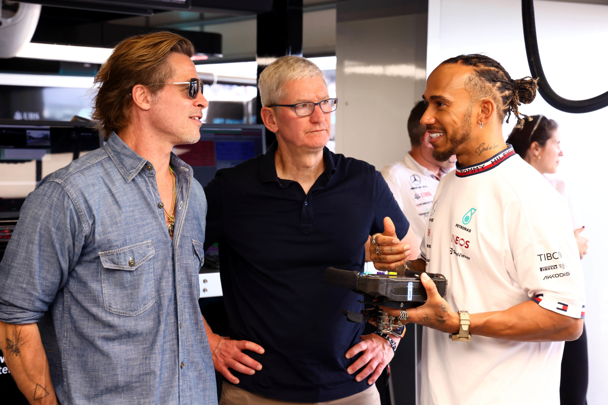 Lewis Hamilton provides Brad Pitt F1 film update