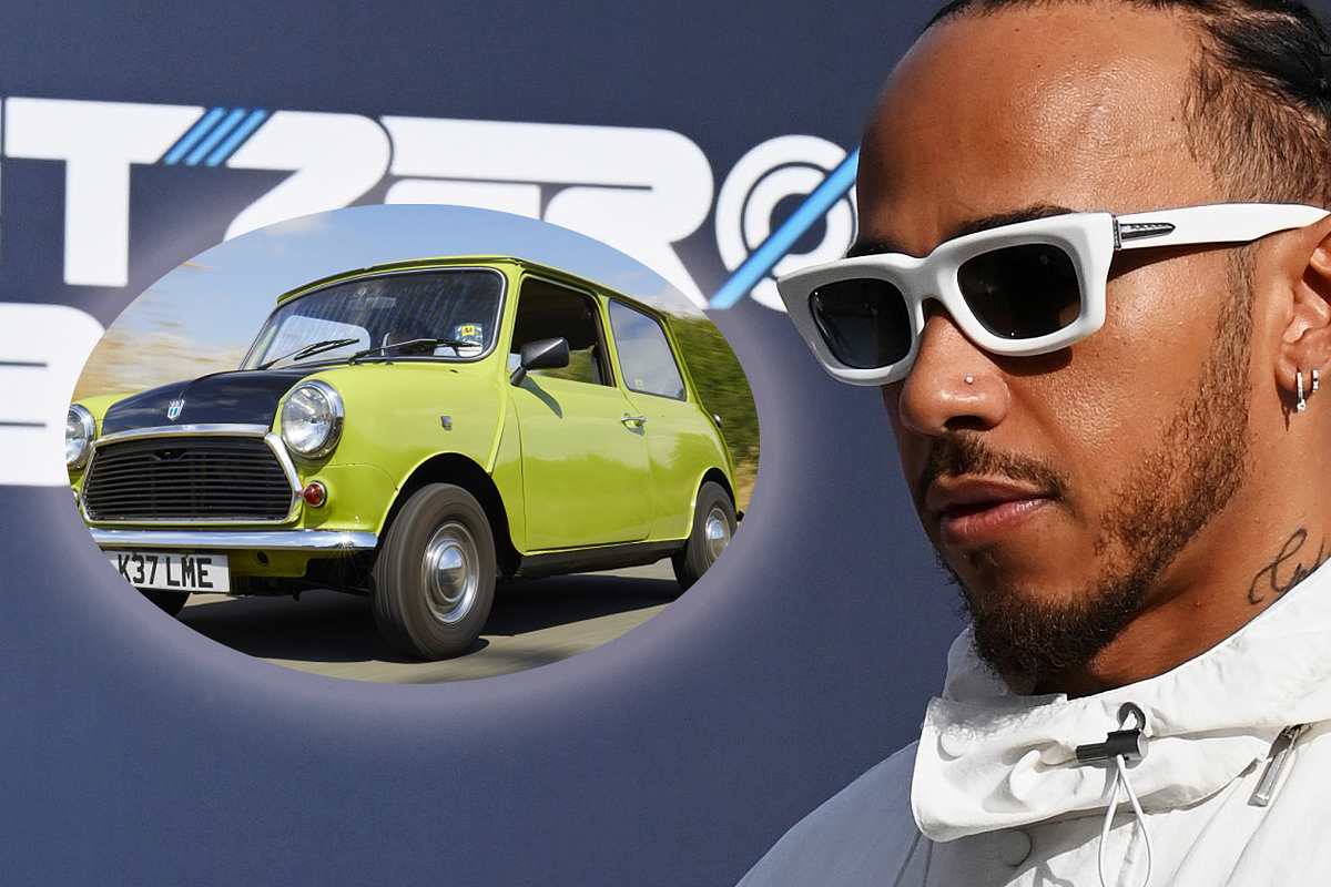 Hamilton onthult: 'Ik rijd niet graag zelf, ik heb een Mr. Bean-auto'