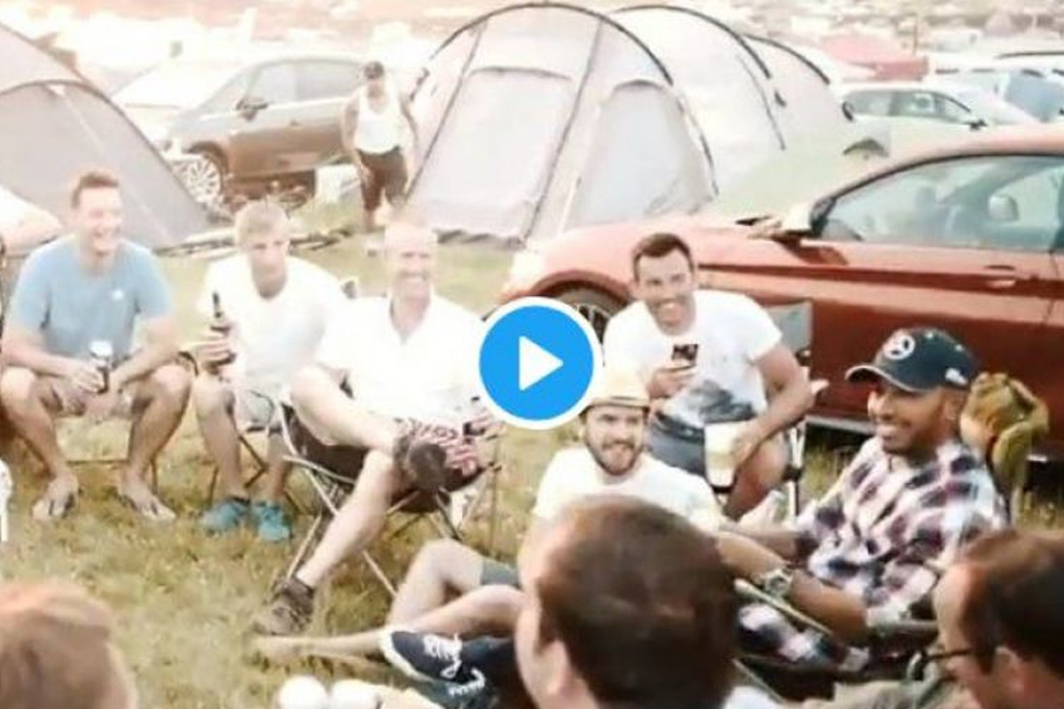 AMAZING: Hamilton visits Silverstone marshals for barbecue!