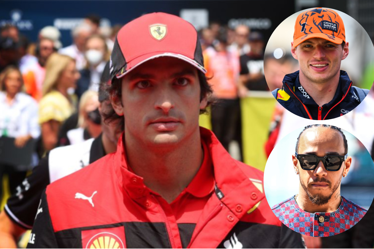 Carlos Sainz no deja dudas en la elección del debate Lewis Hamilton vs Max Verstappen