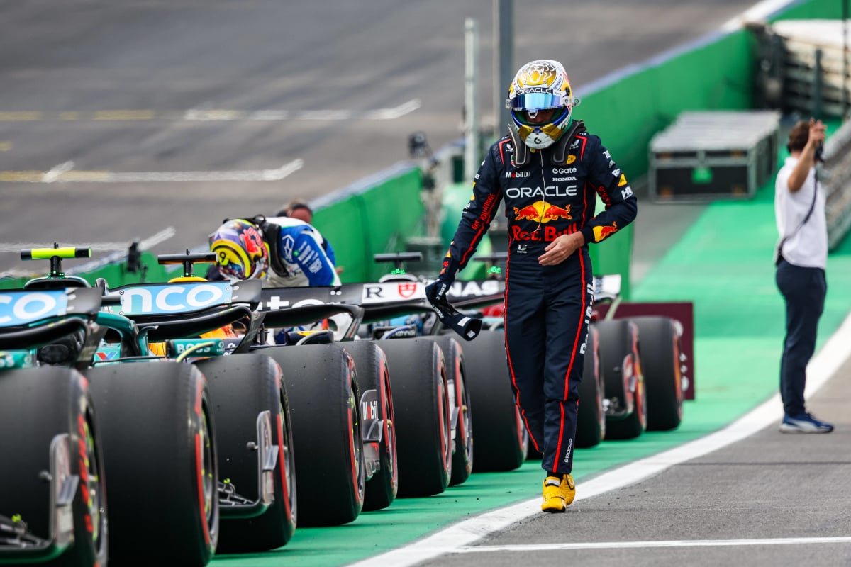 Max Verstappen at Interlagos