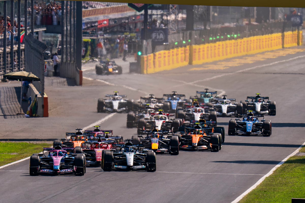 Start of Italian Grand Prix
