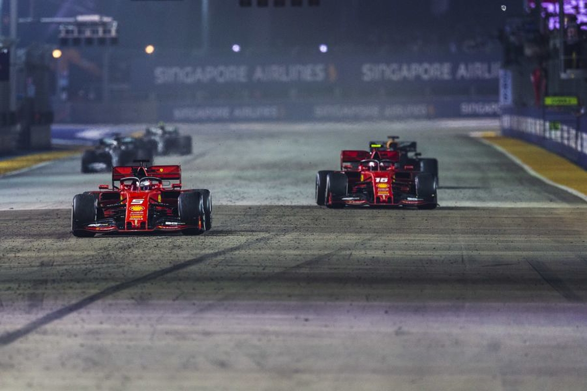 Ferrari explain Leclerc-Vettel strategy from Singapore