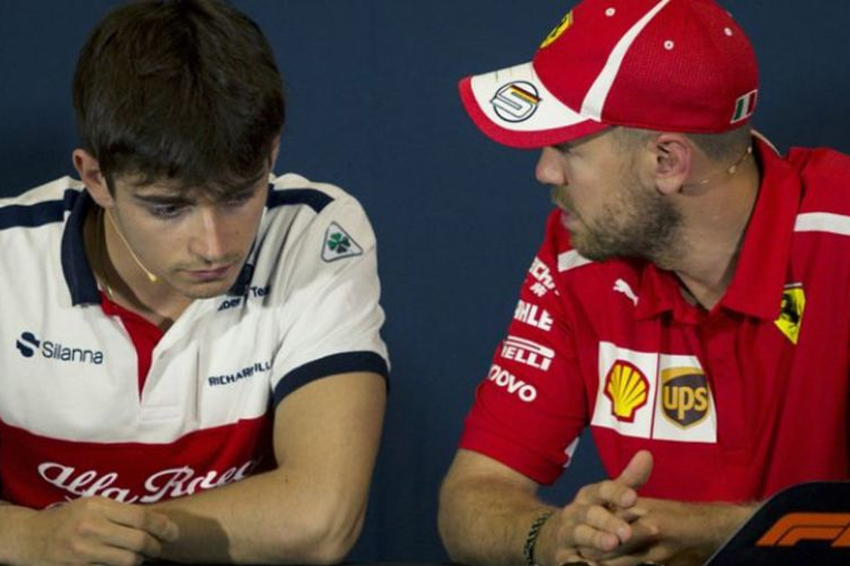 Leclerc 'honoured' by Vettel praise