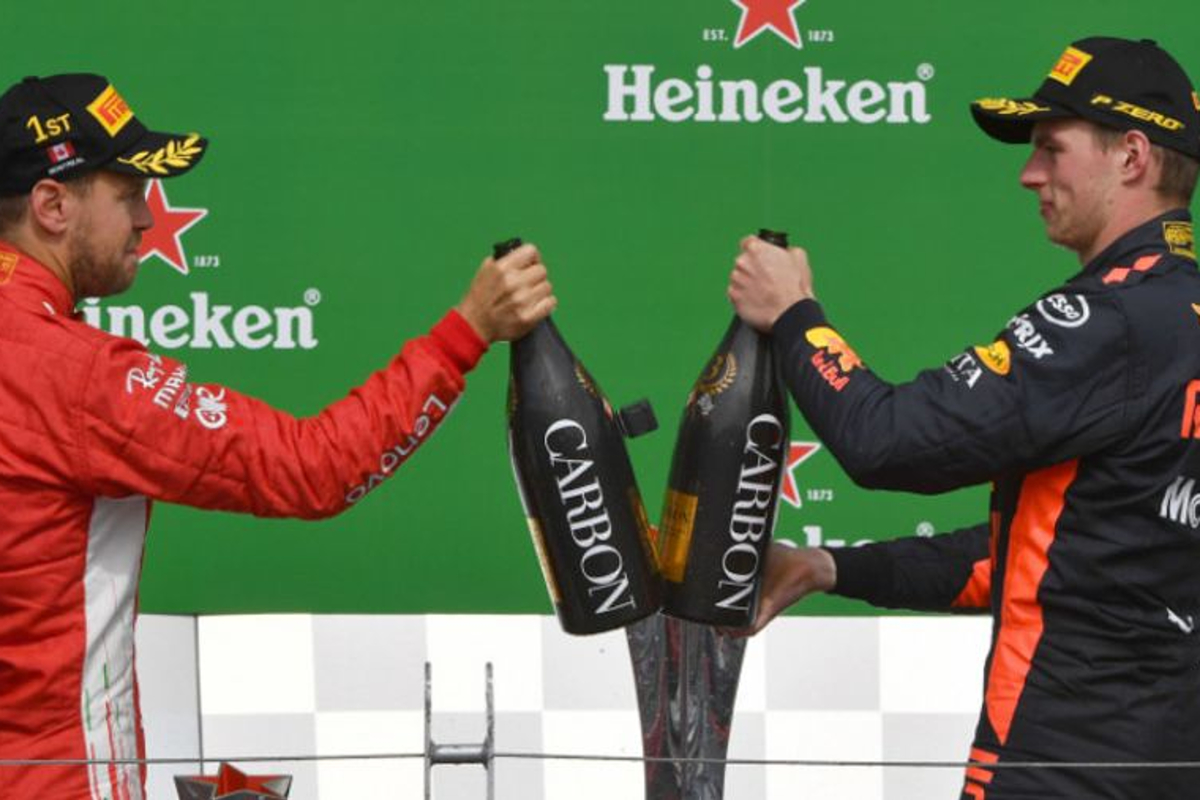 Vettel: "Verstappen uitstekend, constant en maakte geen fouten"