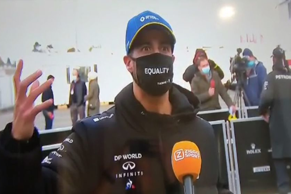 HAHA! Ricciardo leert weer wat Nederlands bij: "Godverd****!"