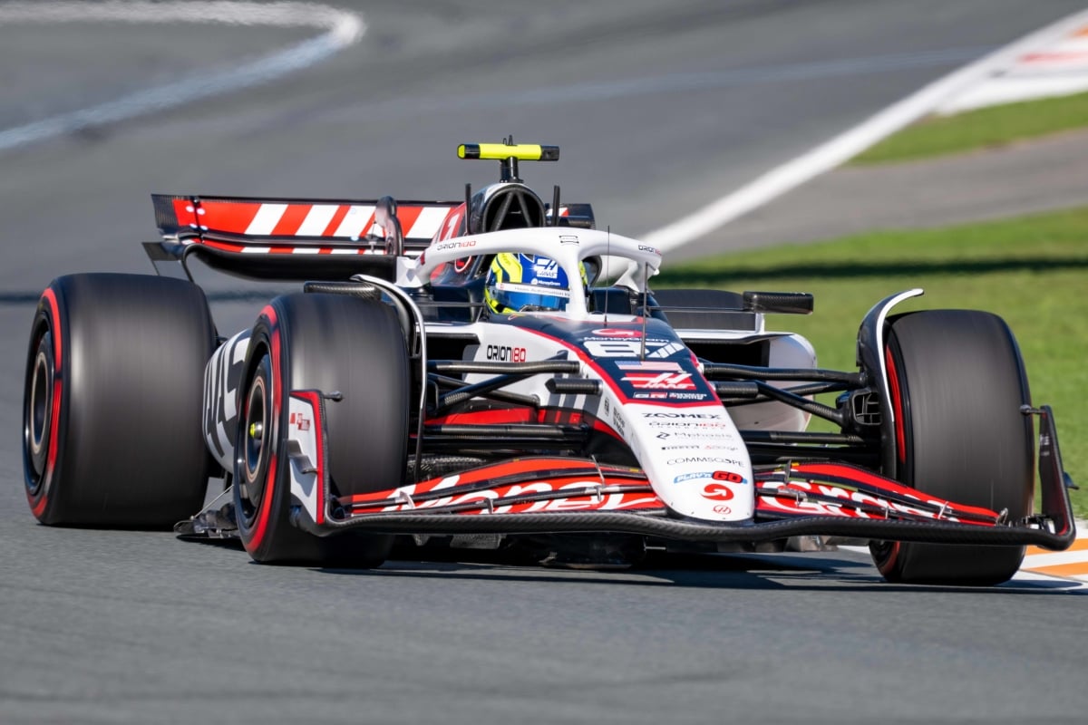 Bearman during qualifying at Zandvoort