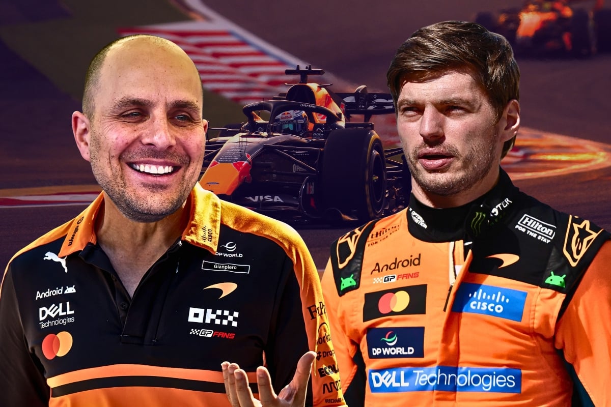 Lambiase and Verstappen at McLaren