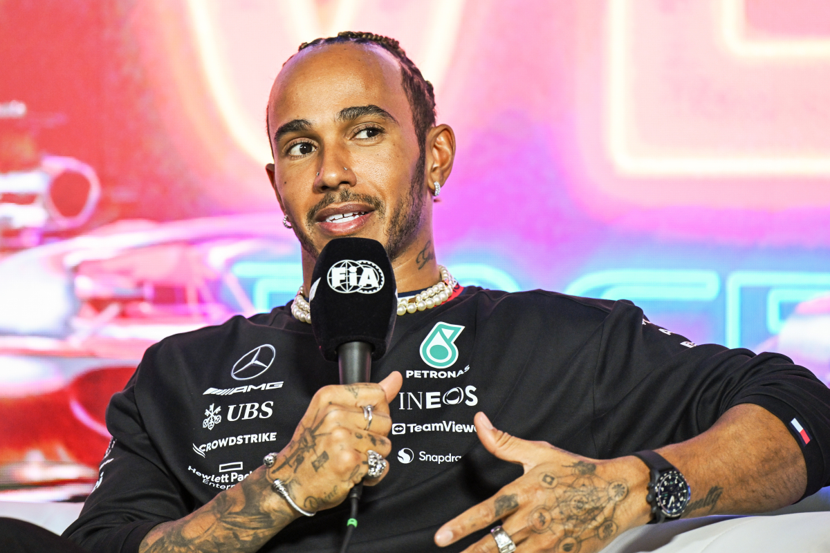 Hamilton hints at Brad Pitt F1 movie release date