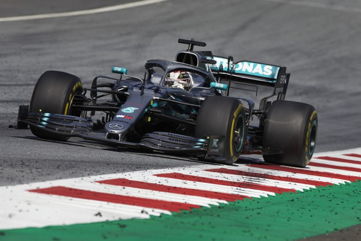 Mercedes explain Hamilton front-wing damage in Austria