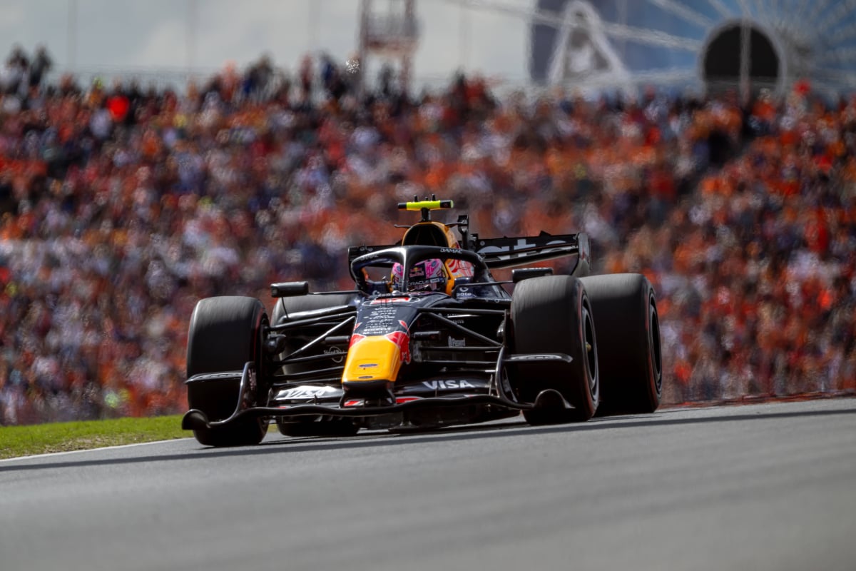 Lawson during race at Zandvoort
