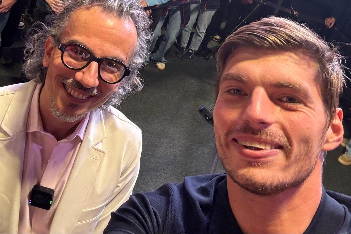 Verstappen, Mekies, X @ Red Bull Racing