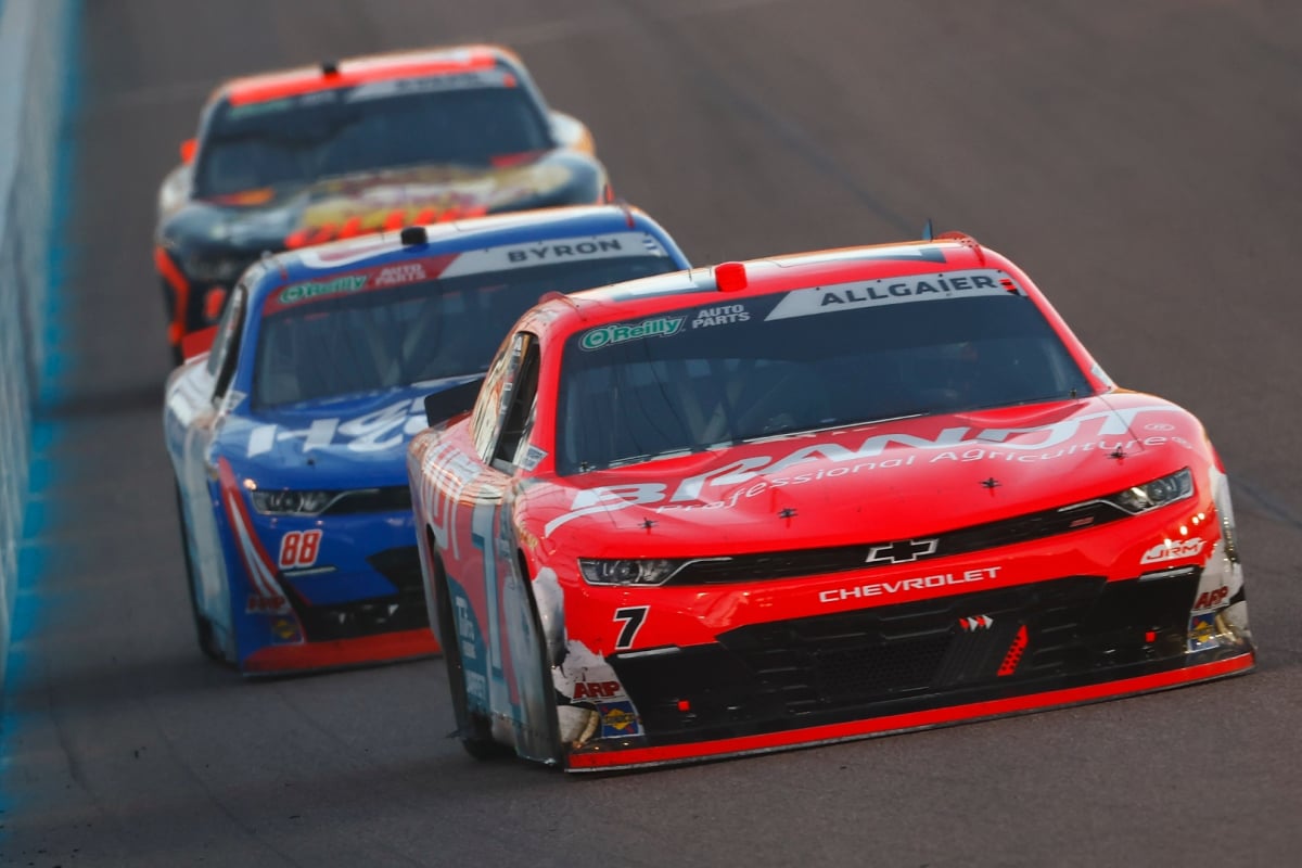 An image from the NASCAR O'Reilly Series race at Phoenix in 2026