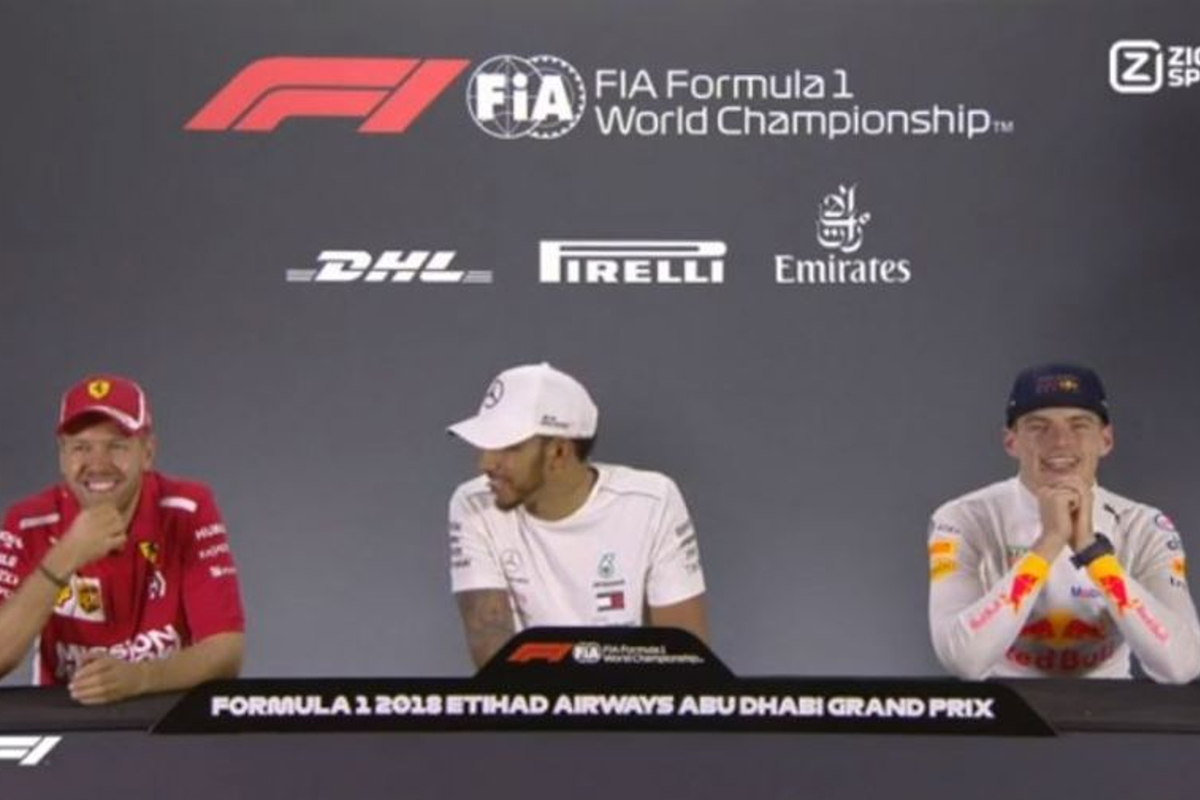 VIDEO: Vettel gives Hamilton and Verstappen advice on 'baby-making'